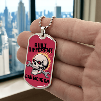 Father gift retirement personalized tag custom necklace fine jewelry