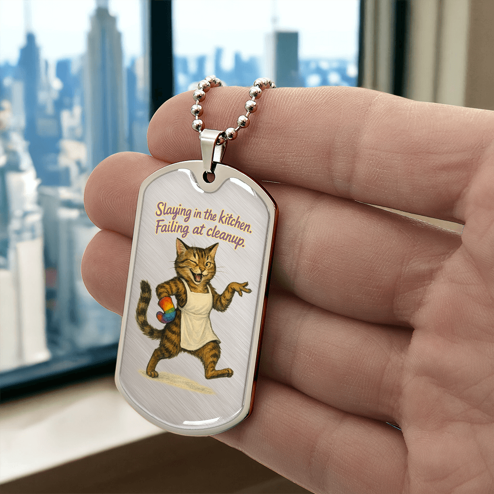Pride Necklace Custom Name| Dog Tag Chain | Custom Dog Tag