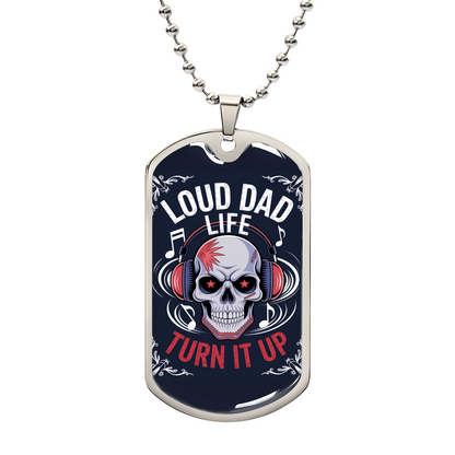Father gift retirement custom tag necklace fine jewelry