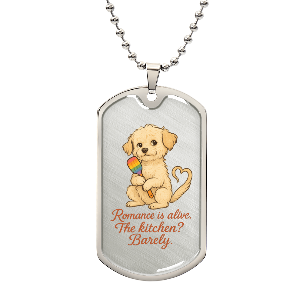 Pride Necklace Custom Name| Dog Tag Chain | Custom Dog Tag