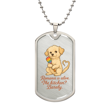 Pride Necklace Custom Name| Dog Tag Chain | Custom Dog Tag