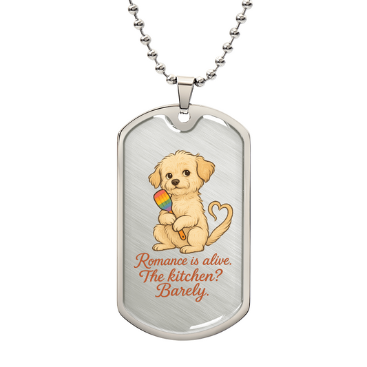 Pride Necklace Custom Name| Dog Tag Chain | Custom Dog Tag