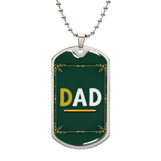 Father gift retirement personalized custom necklace fine jewelry