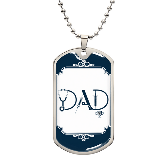 Father gift retirement personalized custom necklace fine jewelry