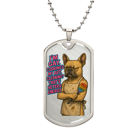 Pride Necklace Custom Name| Dog Tag Chain | Custom Dog Tag