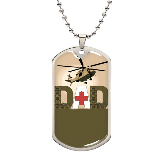 Father tag retirement gift personalized custom necklace fine jewelry