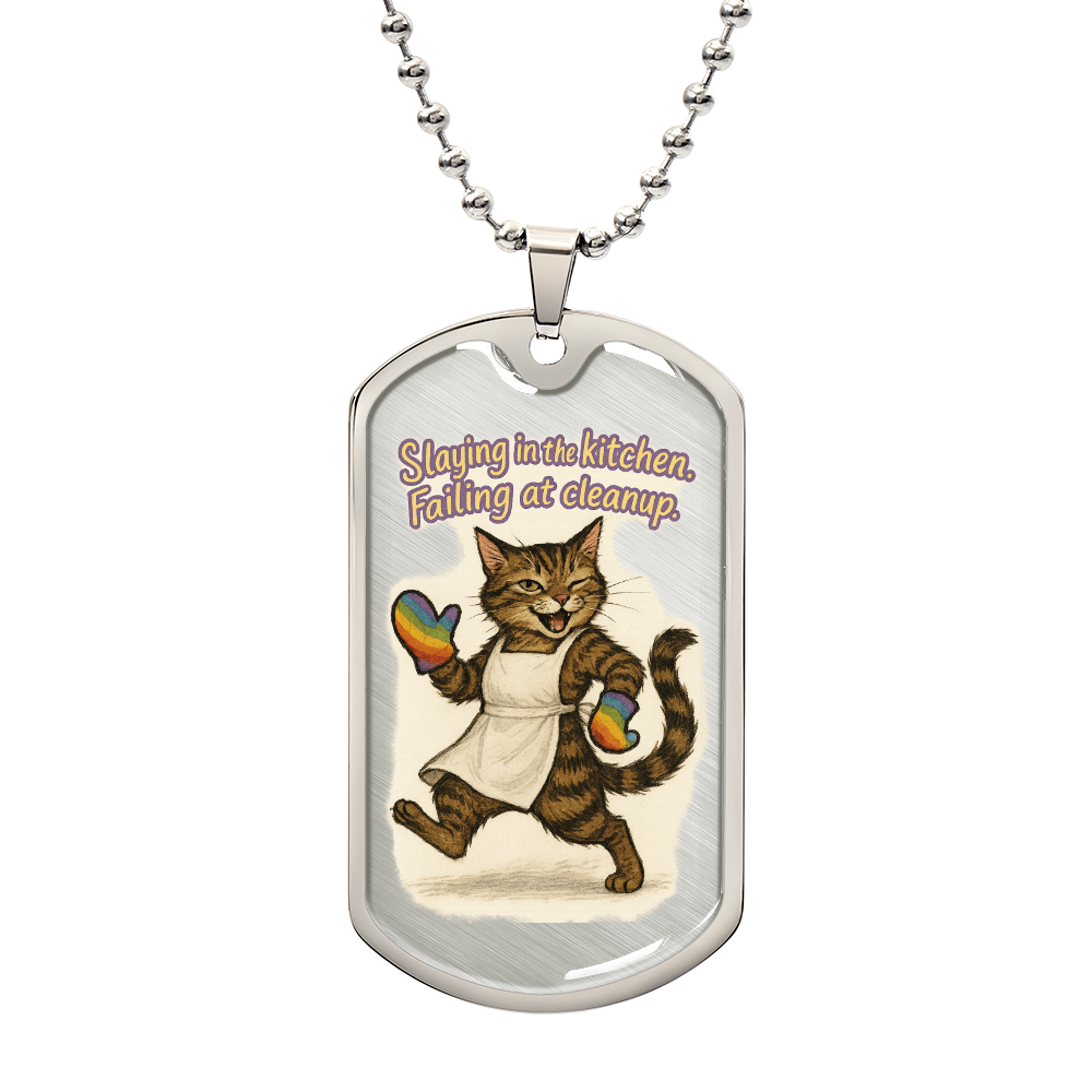 Pride Necklace Custom Name| Dog Tag Chain | Custom Dog Tag