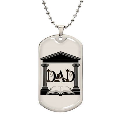 Father gift retirement personalized custom necklace fine jewelry