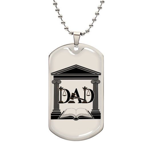 Father gift retirement personalized custom necklace fine jewelry