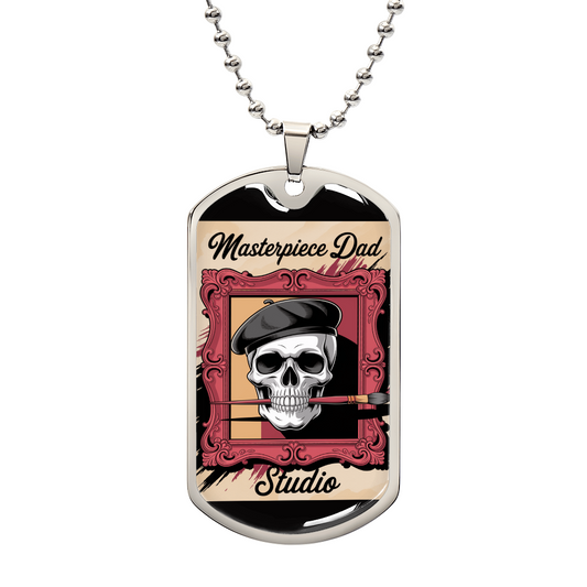Father's Day Gift Custom Name Necklace| retirement personalized tag custom fine jewelry