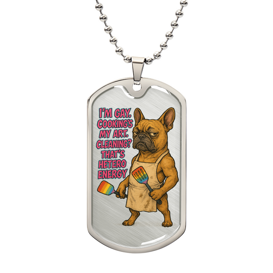 Pride Necklace Custom Name| Dog Tag Chain | Custom Dog Tag