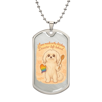 Pride Necklace Custom Name| Dog Tag Chain | Custom Dog Tag