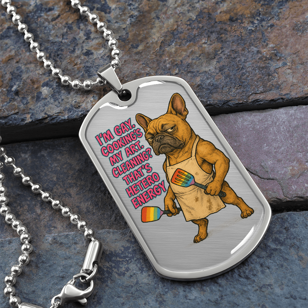 Pride Necklace Custom Name| Dog Tag Chain | Custom Dog Tag