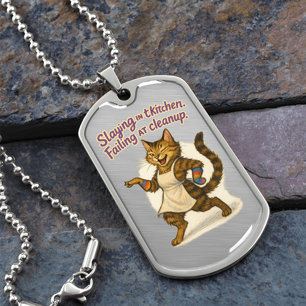 Pride Necklace Custom Name| Dog Tag Chain | Custom Dog Tag