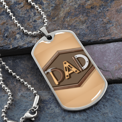 Father gift retirement personalized custom necklace fine jewelry