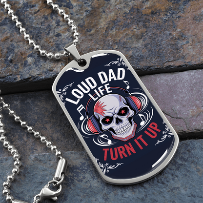 Father gift retirement custom tag necklace fine jewelry