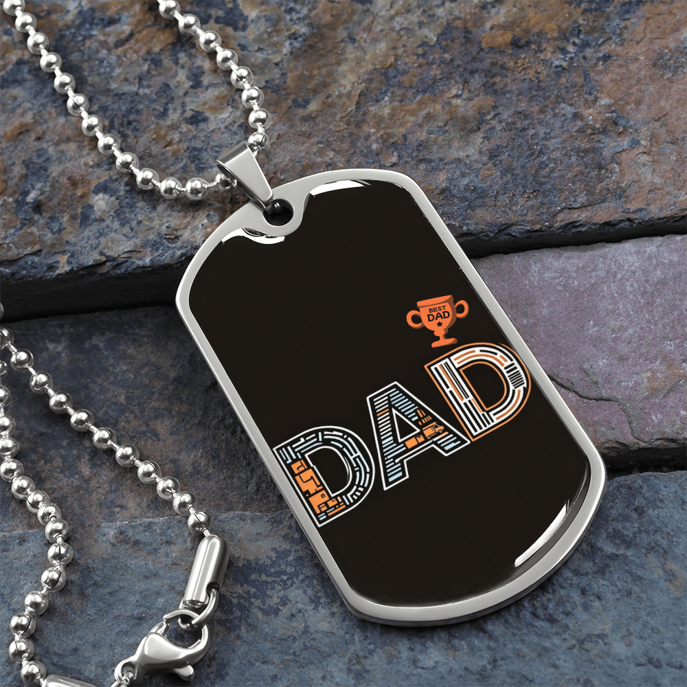 Father gift retirement personalized custom necklace fine jewelry