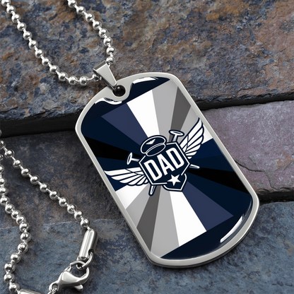 Father gift retirement personalized custom necklace fine jewelry