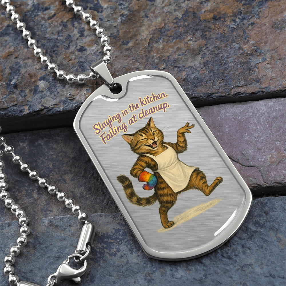 Pride Necklace Custom Name| Dog Tag Chain | Custom Dog Tag