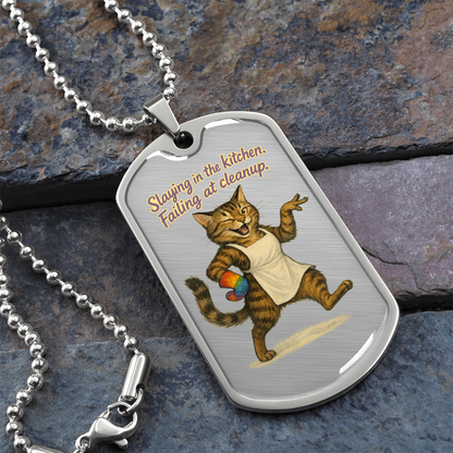 Pride Necklace Custom Name| Dog Tag Chain | Custom Dog Tag