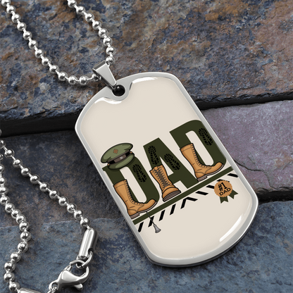 Father gift retirement personalized custom necklace fine jewelry