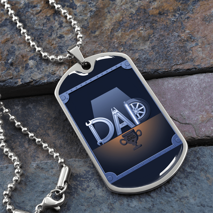 Father gift retirement custom personalized necklace fine jewelry