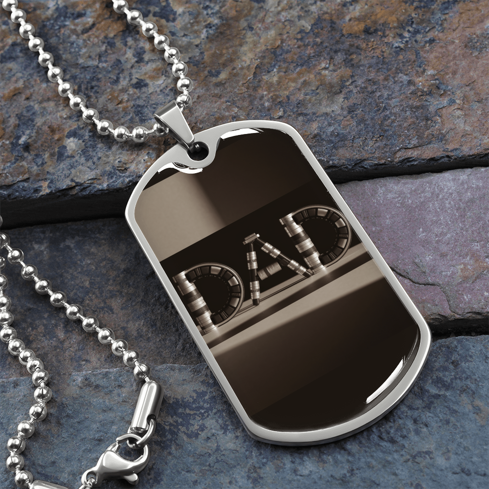 Father gift retirement personalized custom necklace fine jewelry