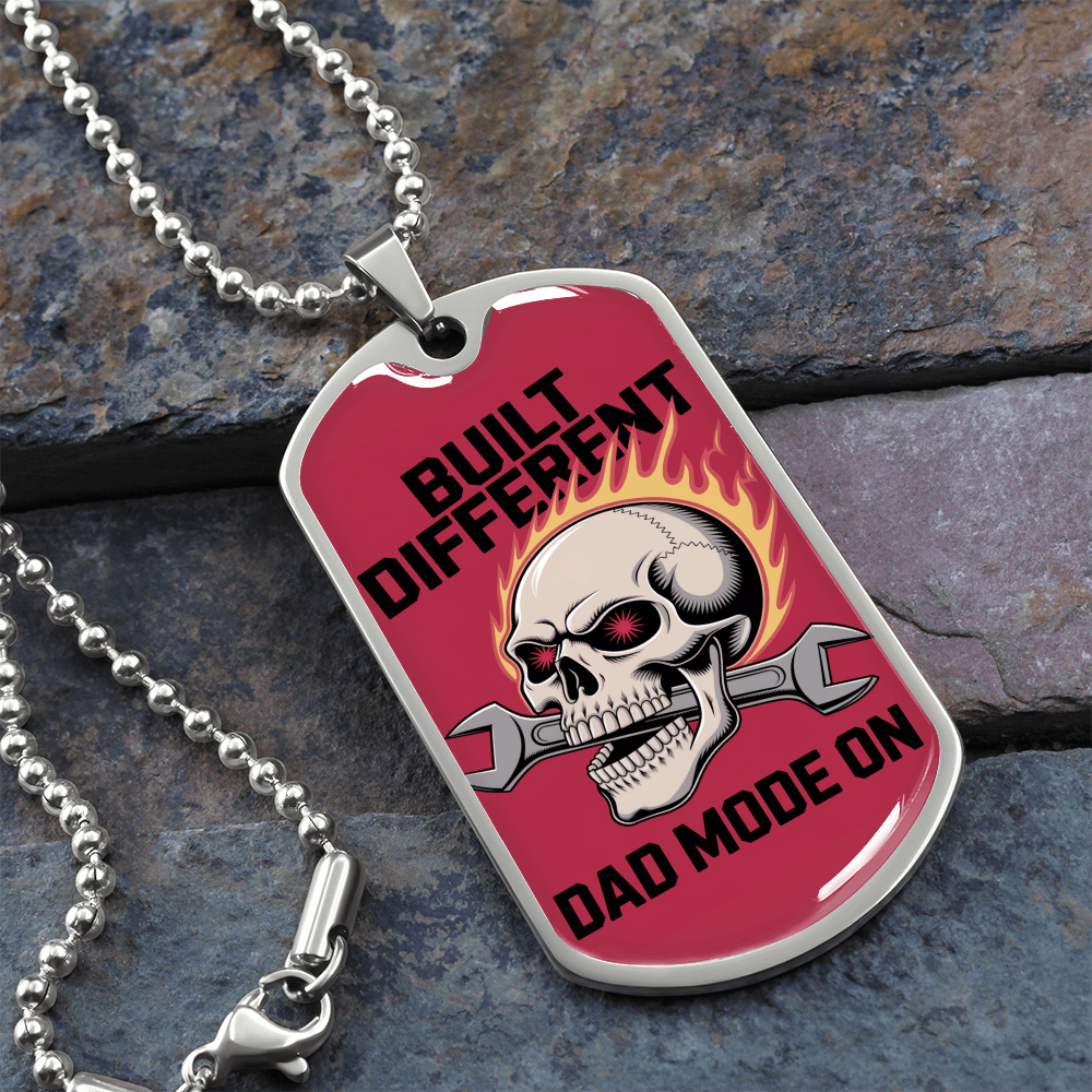 Father gift retirement personalized tag custom necklace fine jewelry