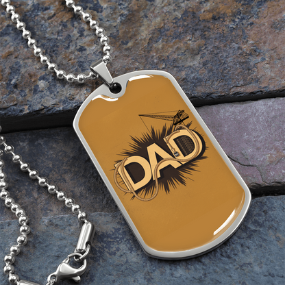 Dad gift retirement personalized coustum necklace