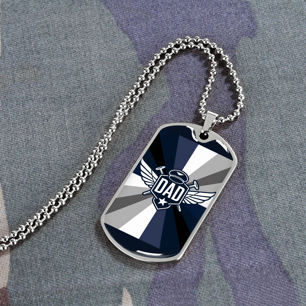 Father gift retirement personalized custom necklace fine jewelry