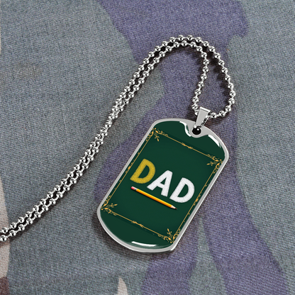 Father gift retirement personalized custom necklace fine jewelry