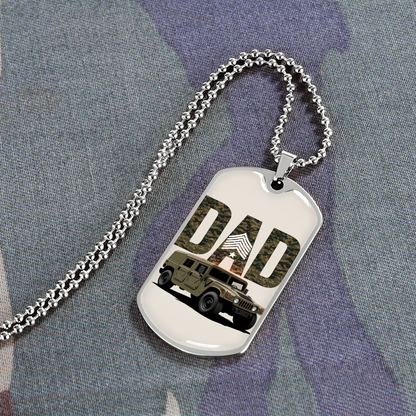 Father gift retirement custom personalized necklace fine jewelry