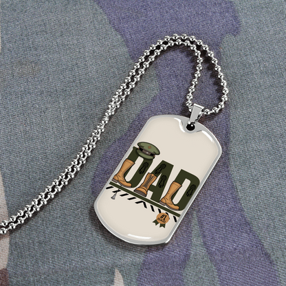 Father gift retirement personalized custom necklace fine jewelry