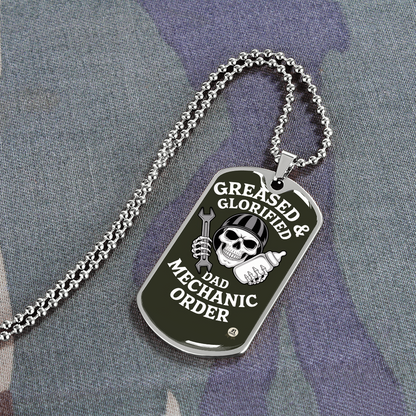 Father gift retirement custom personalized necklace fine jewelry