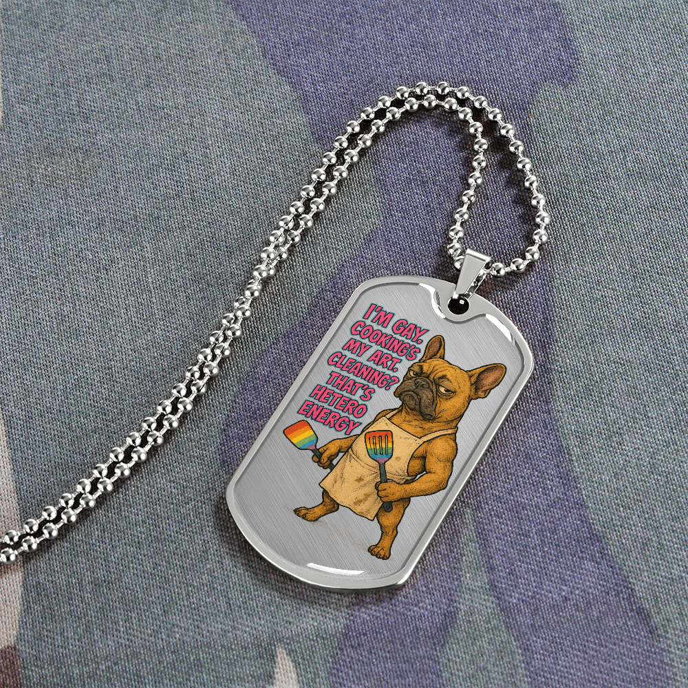 Pride Necklace Custom Name| Dog Tag Chain | Custom Dog Tag