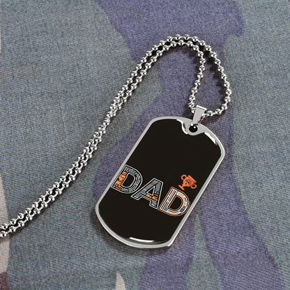 Father gift retirement personalized custom necklace fine jewelry