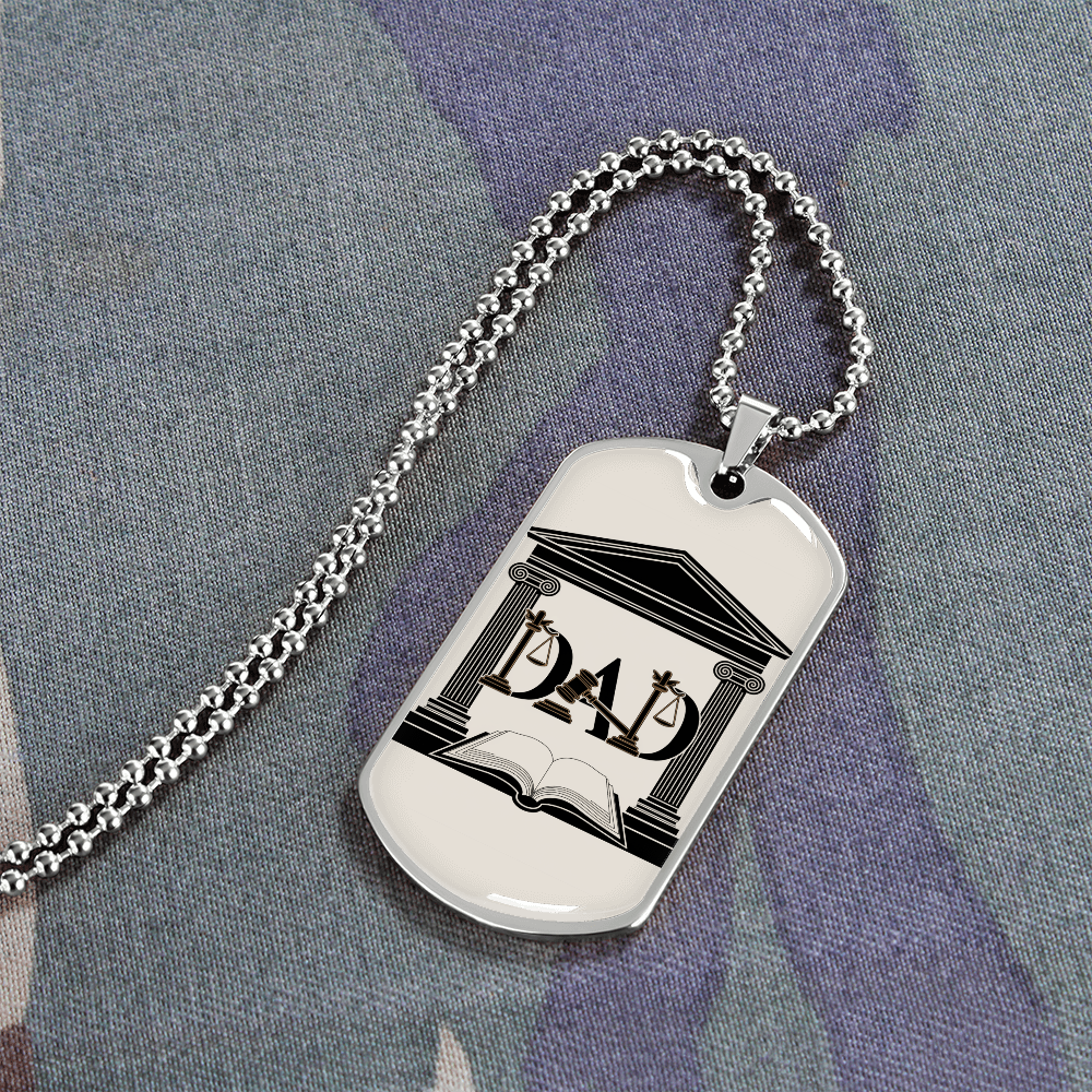 Father gift retirement personalized custom necklace fine jewelry