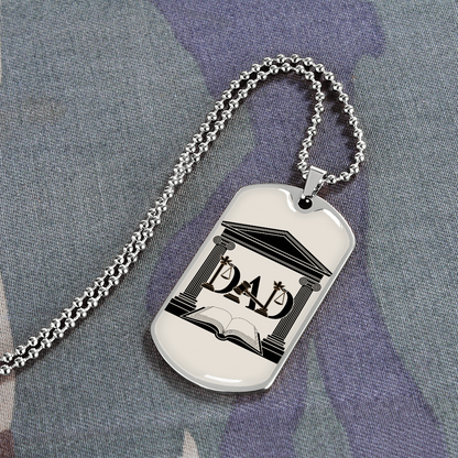 Father gift retirement personalized custom necklace fine jewelry