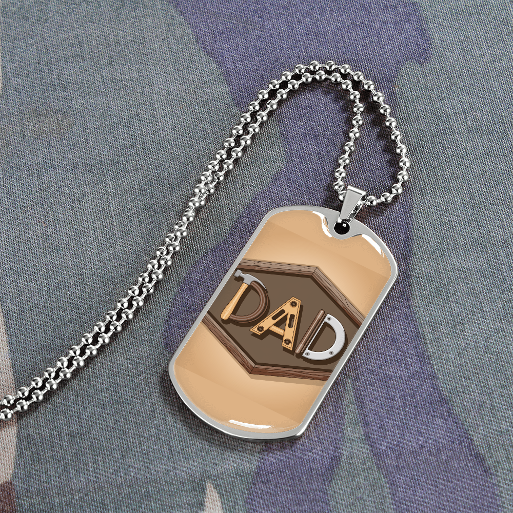 Father gift retirement personalized custom necklace fine jewelry