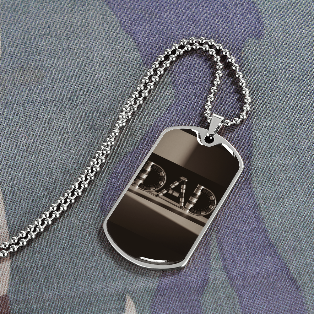 Father gift retirement personalized custom necklace fine jewelry