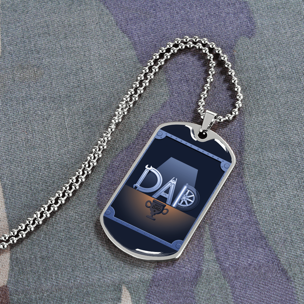 Father gift retirement custom personalized necklace fine jewelry