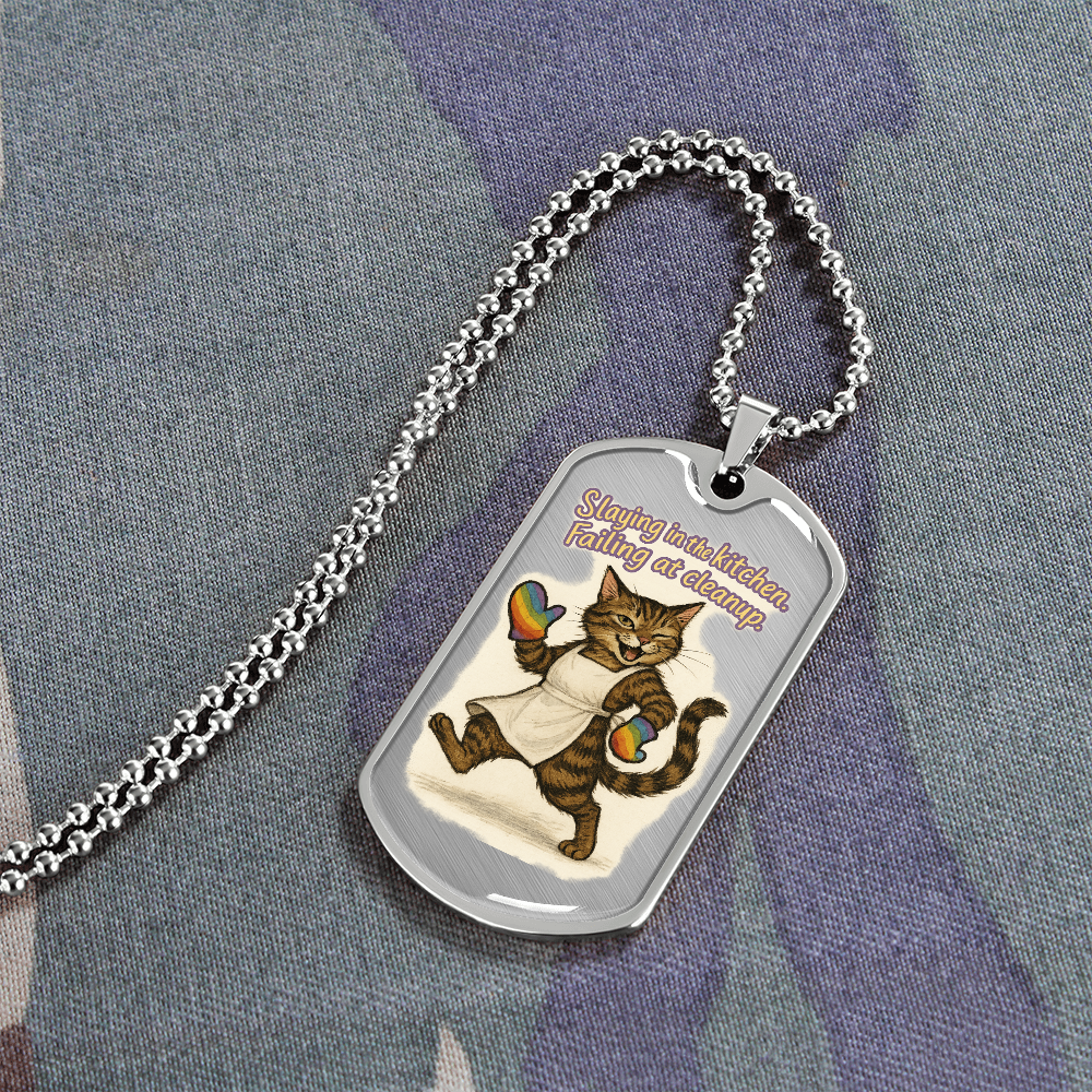 Pride Necklace Custom Name| Dog Tag Chain | Custom Dog Tag