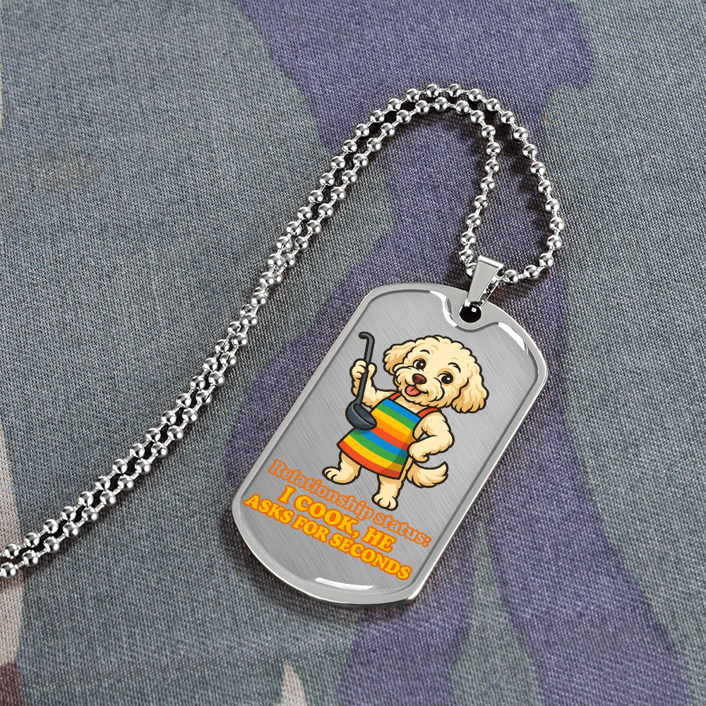 Pride Necklace Custom Name| Dog Tag Chain | Custom Dog Tag