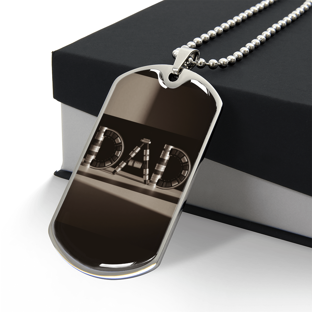 Father gift retirement personalized custom necklace fine jewelry
