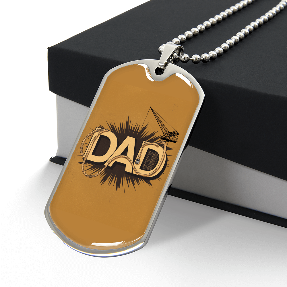 Dad gift retirement personalized coustum necklace