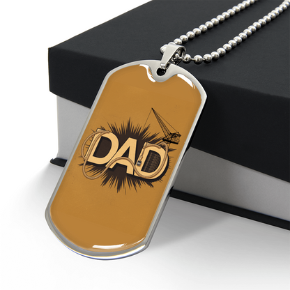 Dad gift retirement personalized coustum necklace