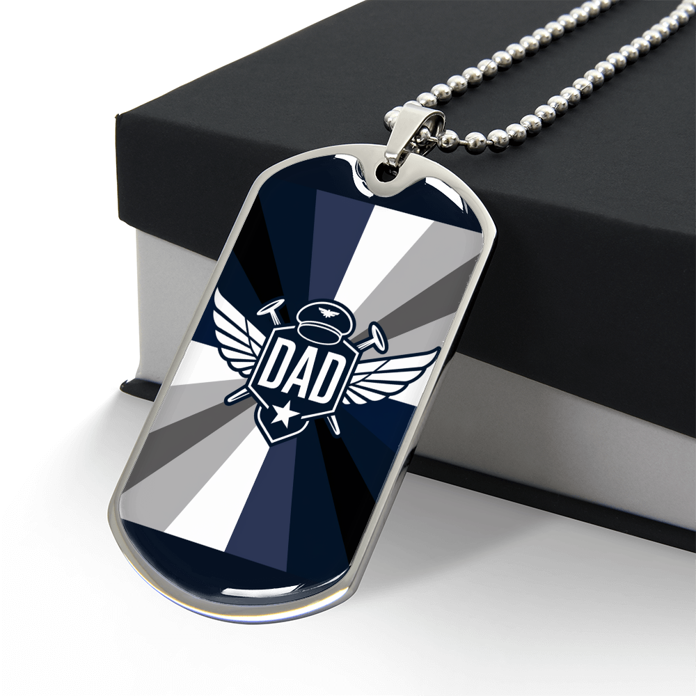 Father gift retirement personalized custom necklace fine jewelry