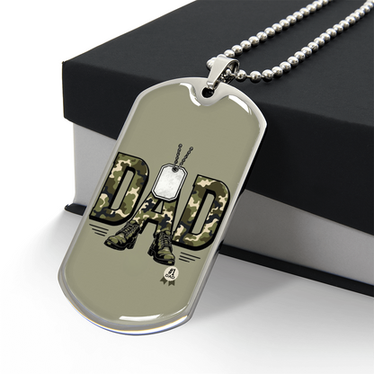 Father gift retirement personalized custom necklace fine jewelry