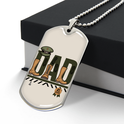 Father gift retirement personalized custom necklace fine jewelry