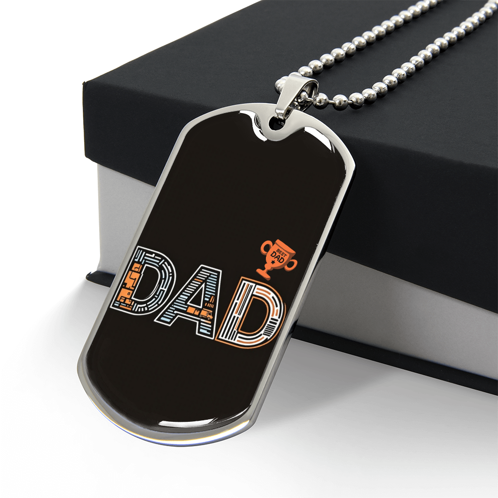 Father gift retirement personalized custom necklace fine jewelry